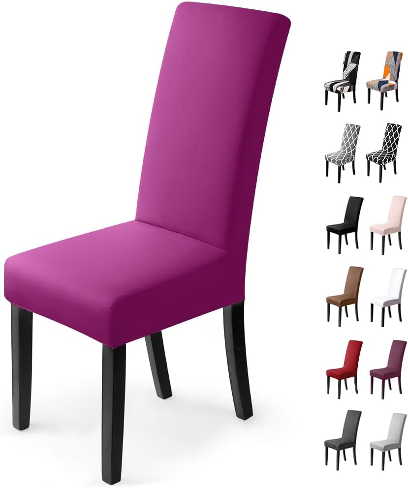 Fundas para sillas Pack de 4 Fundas sillas Comedor Fundas elásticas, C –  Framar ventas