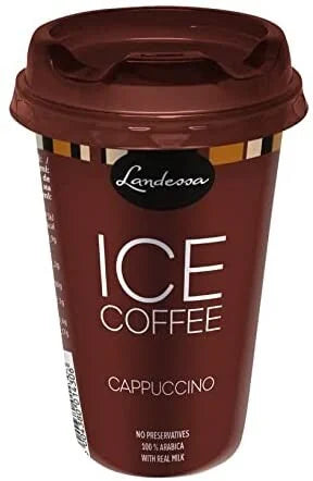 Landessa - Ice Coffee Cappuccino - 230 ml - Confezione da 10 unità - caffè freddo