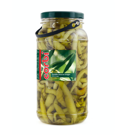 CORBÍ Peperoncino basco in aceto 1,5 Kg Ml Godetevi il sapore unico