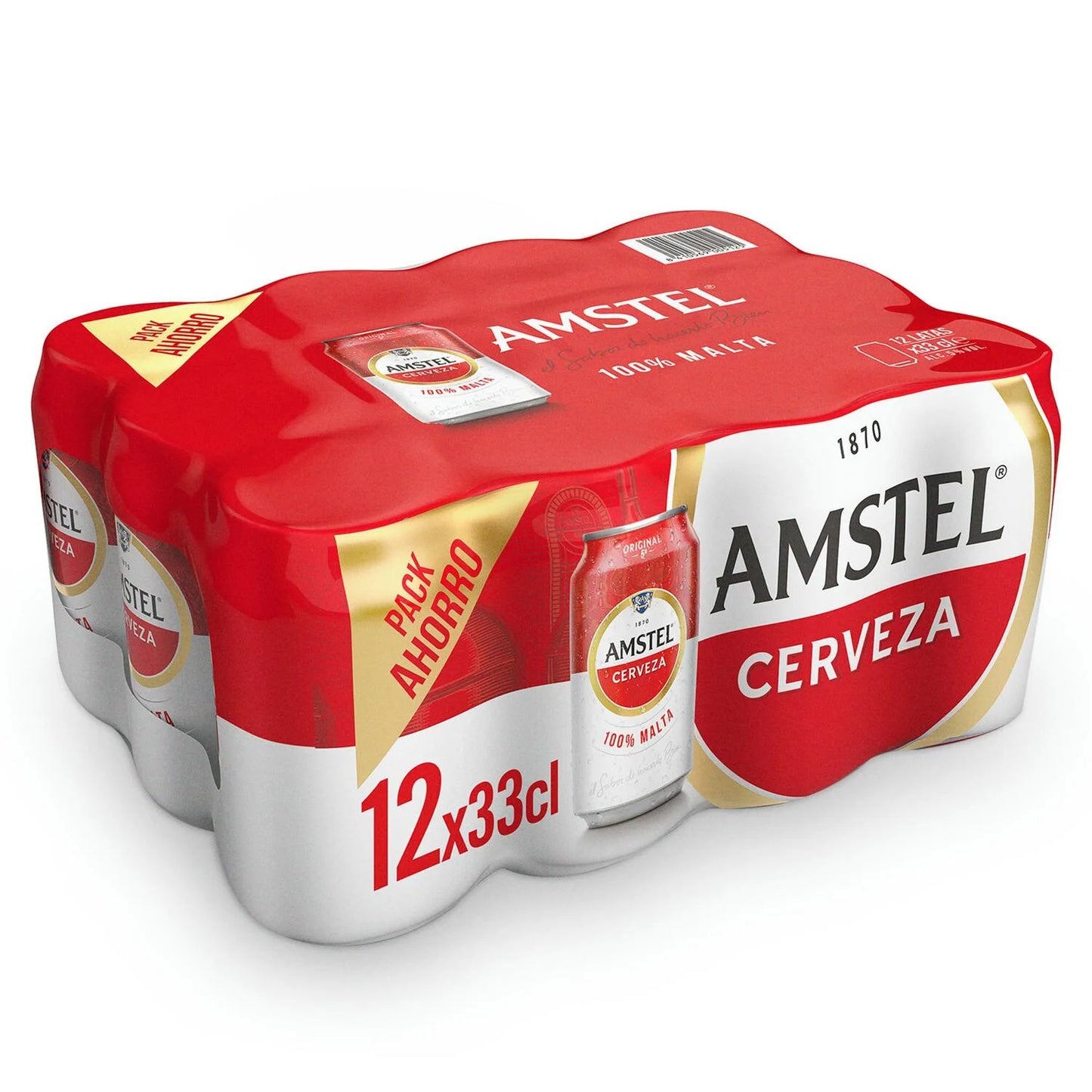 Birra Amstel confezione da 12 lattine da 33 cl.