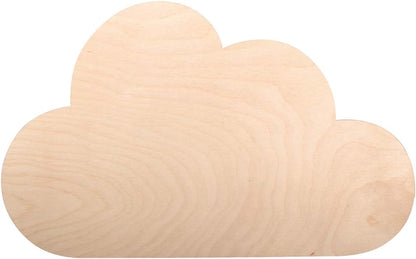 Kinder-Wandlampen-Set, Wolke, 31 x 18,5 x 7,5 cm, Holz, Kinderzimmer