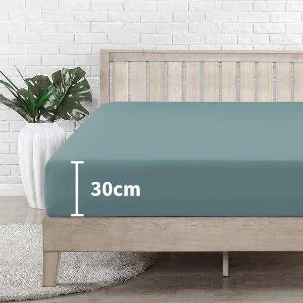 Sabanas Cama 180 - Juego Sábanas 4 Piezas - Sábanas Bajera Ajustable - Encimera - 2 Funda de Almohada 50x80 (Cama 180-180x190/200 cm, Verde)