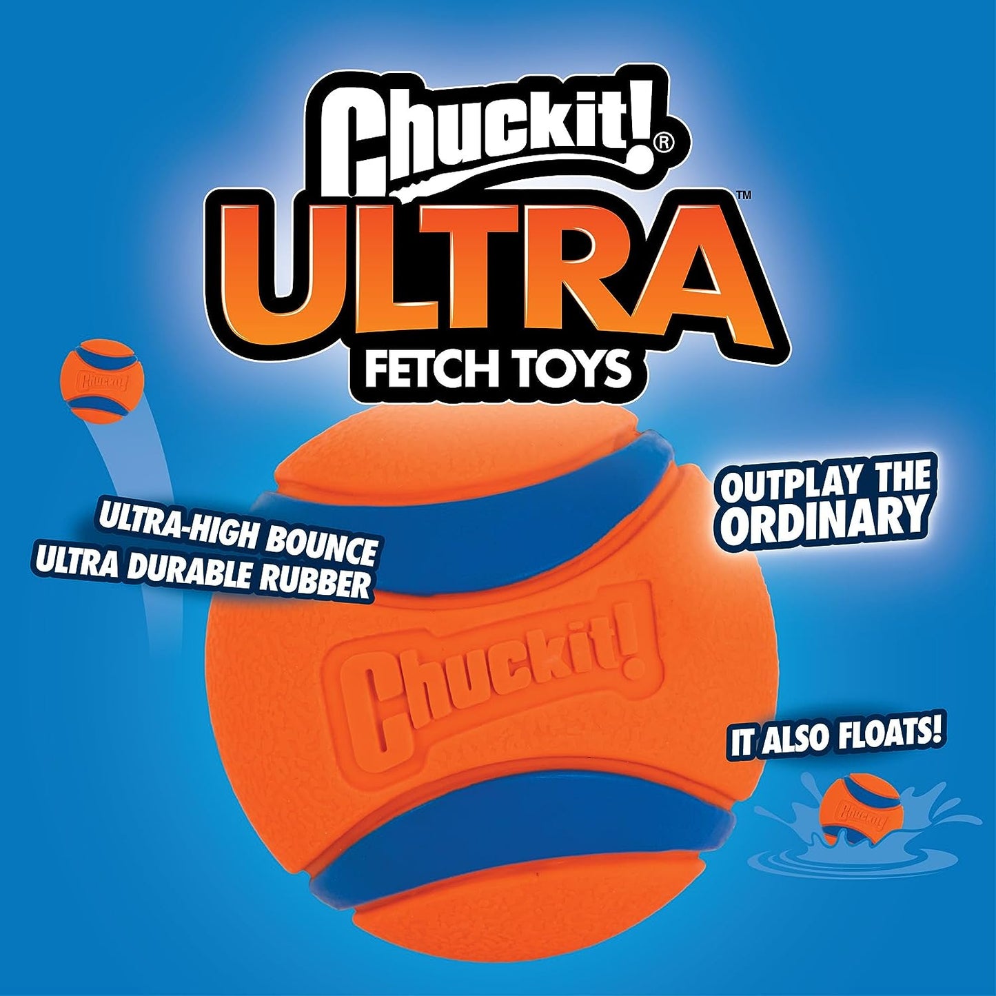 Chuckit Ultra Ball Medium - 1 Pelotas para Perros