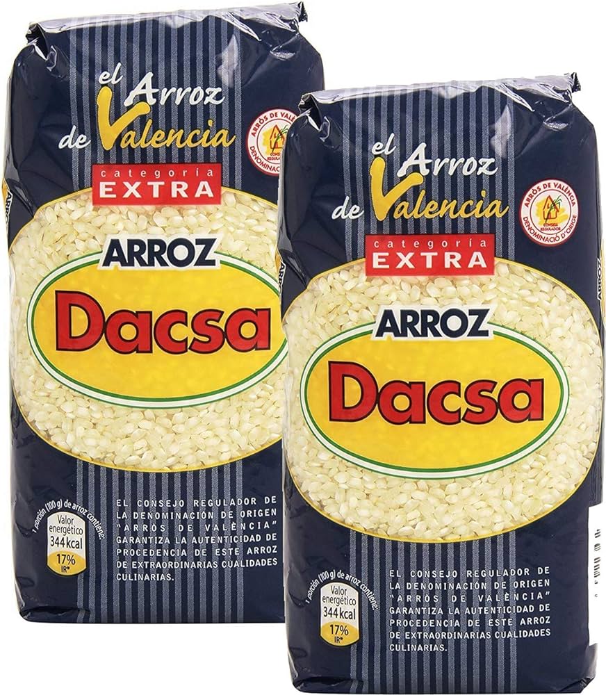 El Arroz Categoría Extra Dacsa Denominación de Origen “Arroz de Valencia”   5 cajas de 10 paquetes