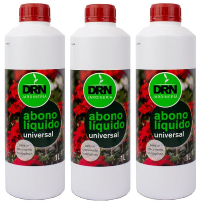 DIRNA Abono Líquido Universal Diluir en Agua Botellas 1 Lt Lote3 PACK