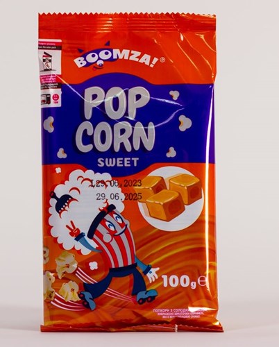 PALOMITAS MICRO POPCORN DULCE  CAJA DE 20 DE 100gr