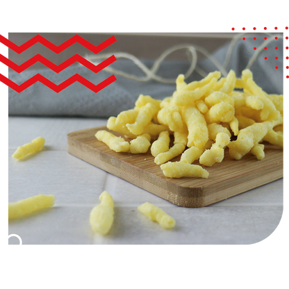 Tosfrit Aperitivos: Caja de Panojitos Palitos de Maíz Fritoscon Sabor a Queso y Sin Gluten JUVENIL PANOJITOS QUESO unidades 26/40gr.