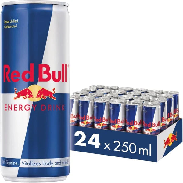 Red Bull Bebida Energética Regular, 24 x 250ml