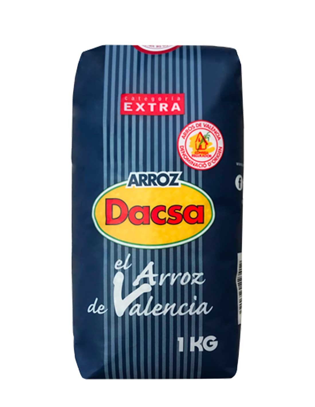 Arroz Categoría Extra Dacsa Denominación de Origen “Arroz de Valencia”caja 10kilos