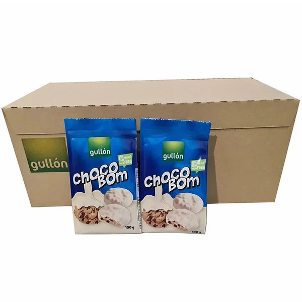 ChocoBom White Box 12 Einheiten à 100 Gramm, Gullón-Kekse