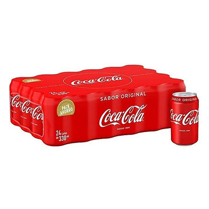 Coca-Cola Original Flavour – Cola-Erfrischungsgetränk – Packung mit 5 Kartons à 24 Dosen à 330 ml