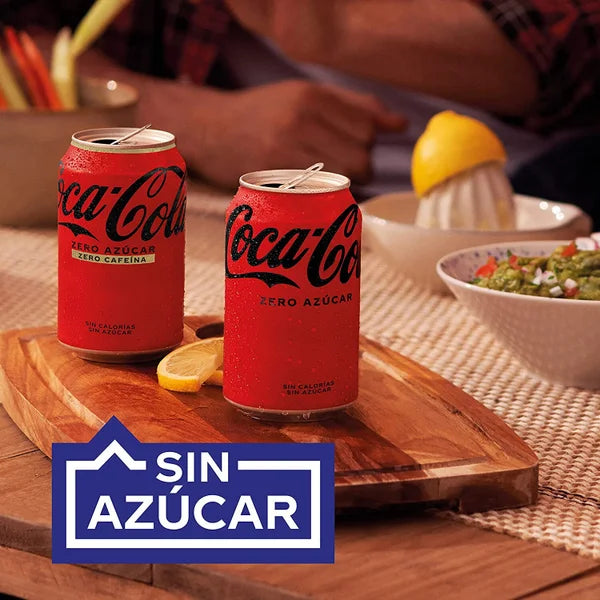 Coca-Cola Zero Sugar - Bevanda analcolica alla cola senza zucchero, senza calorie - Confezione da 24 lattine da 330 ml