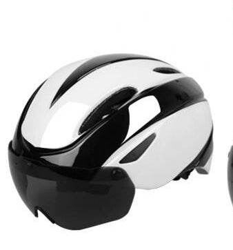 CASCO DA CICLISMO DA MONTAGNA E DA STRADA, OCCHIALI MAGNETICI RIMOVIBILI, CAPPUCCIO DI SICUREZZA PER LO SPORT DA SKATEBOARD