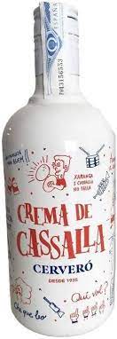 Crema de Cassalla.  Elaborada por destilerias Cerveró. Recomendamos servir fría a unos 15ºC. bebida tradicional Valenciana