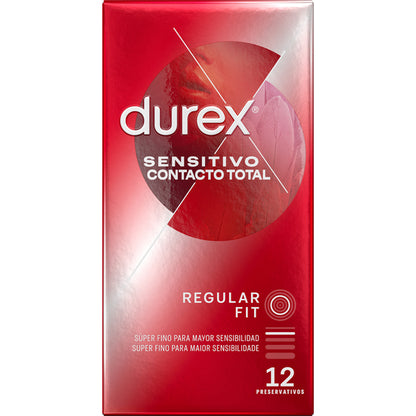 Durex sensitivo contacto total 12 uds