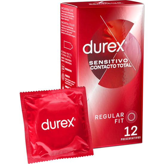 Contatto sensibile totale Durex 12 unità