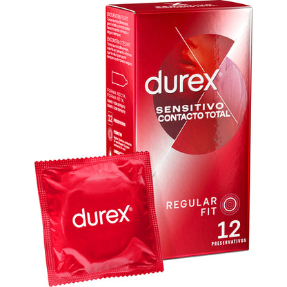 Durex sensitivo contacto total 12 uds