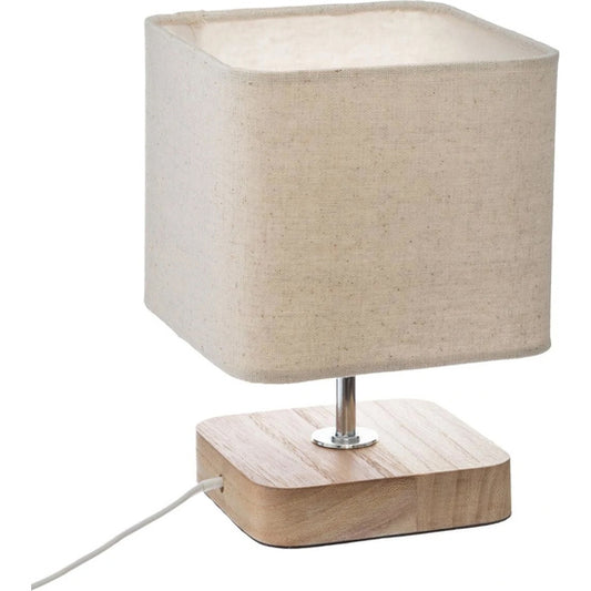 Tischlampe aus Holz – 21 cm