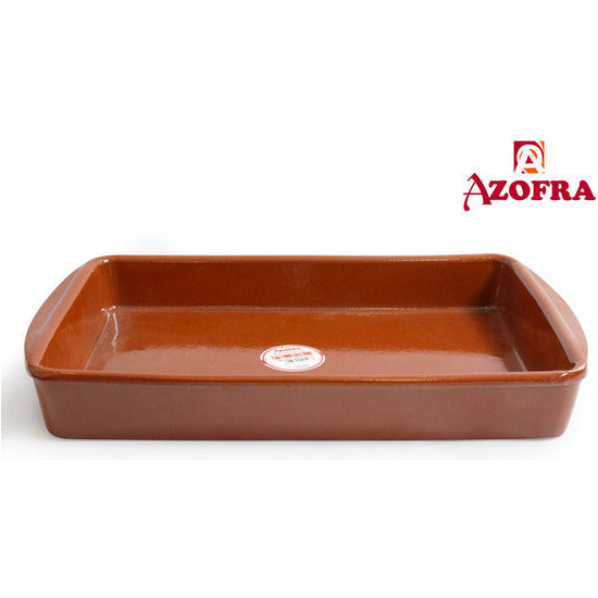 Fuente rectangular 40.5x26.5cm vitro azofra