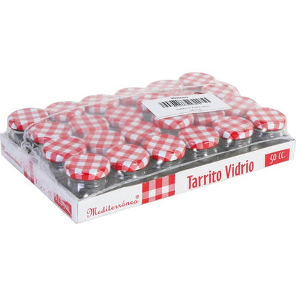 Tarrito vidrio multiusos 50cc caja 24 unidades