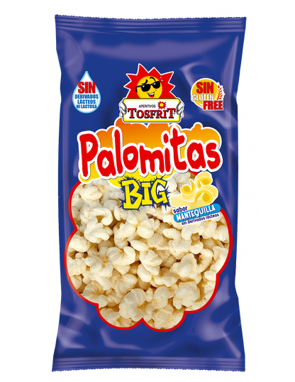 PALOMITAS MANTEQUILLA formato familiar  9 bolsas de /80gr.