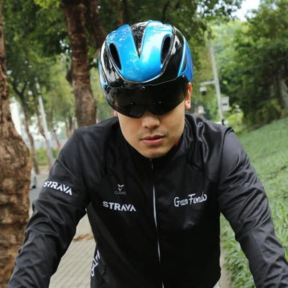 CASCO DE CICLISMO DE MONTAÑA Y CARRETERA, GAFAS MAGNÉTICAS EXTRAÍBLES, GORRA DE SEGURIDAD DEPORTIVA PARA MONOPATÍN